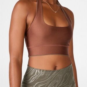 Fabletics Brown Sports Bra